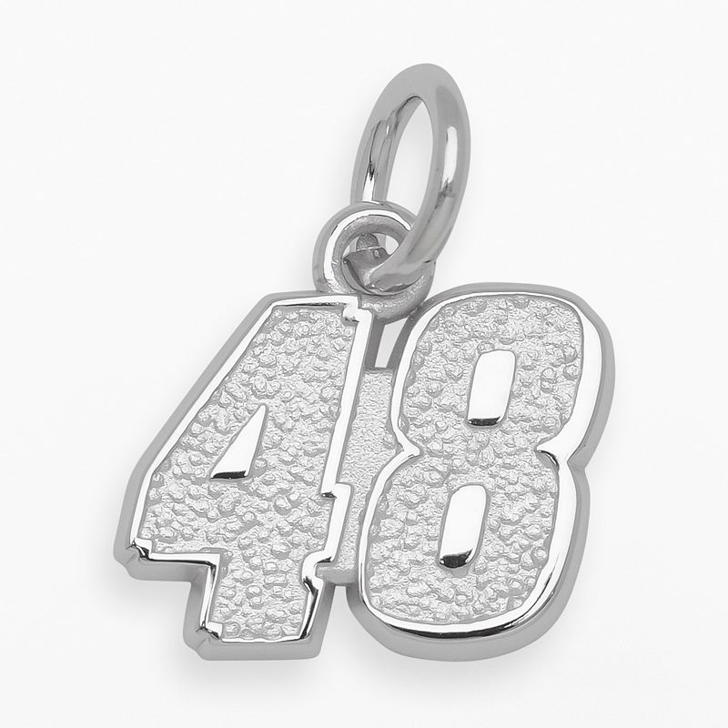 Insignia Collection NASCAR Jimmie Johnson Sterling Silver 48 Pendant, 