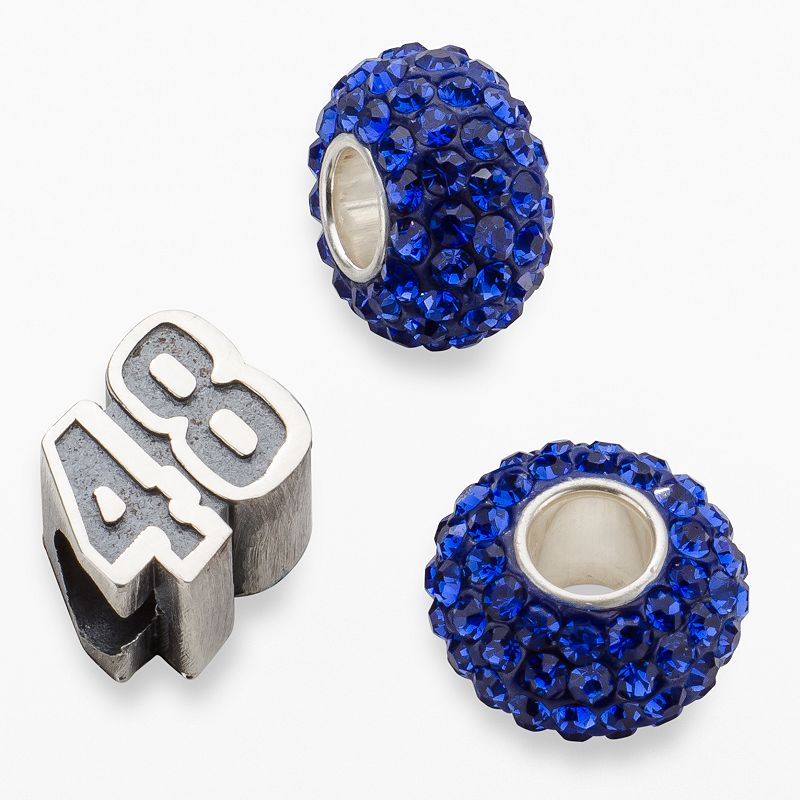 Insignia Collection NASCAR Jimmie Johnson Sterling Silver 48 Bead Set,