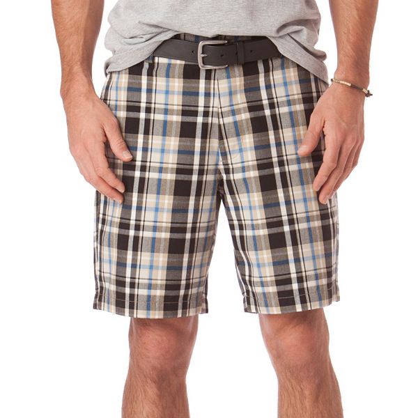 Bloemlezing Menstruatie Onderzoek Chaps Plaid Flat-Front Shorts - Men