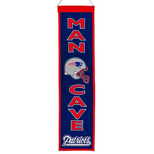 New EnglandÂ Patriots Man Cave Banner