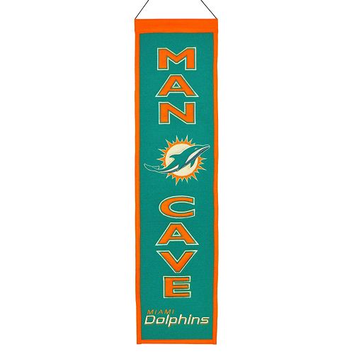 Miami Dolphins Man Cave Banner