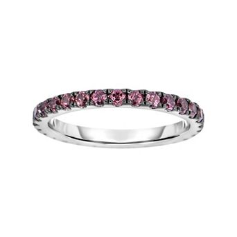 Oro Leoni Sterling Silver Rhodolite Garnet Ring