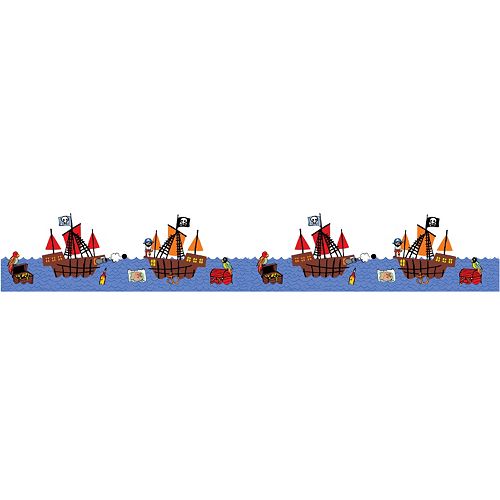 WallPops Argh Pirates Stripes Wall Decals