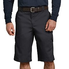 sUw Functional Workwear Twin Stiched Elasticated Action Cargo Shorts 4XL Black