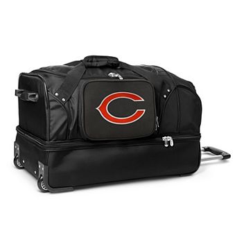 Chicago Bears 27 in Wheeled Drop-Bottom Duffel Bag