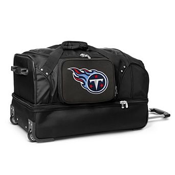 Tennessee Titans 27 in Wheeled Drop-Bottom Duffel Bag