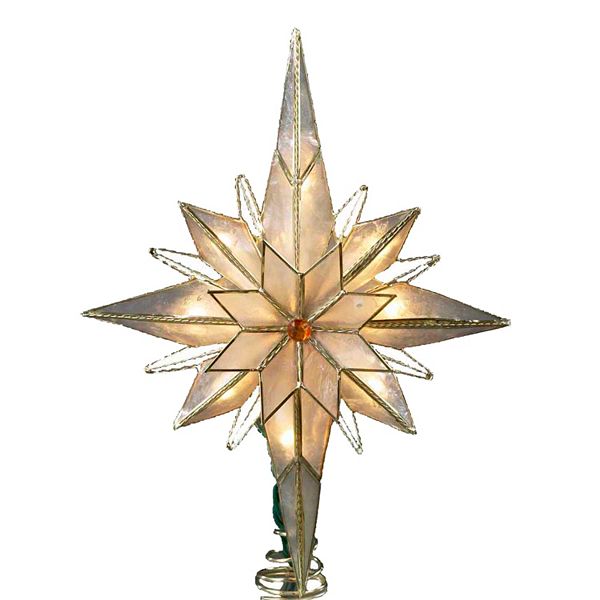 Led bethlehem star christmas tree topper