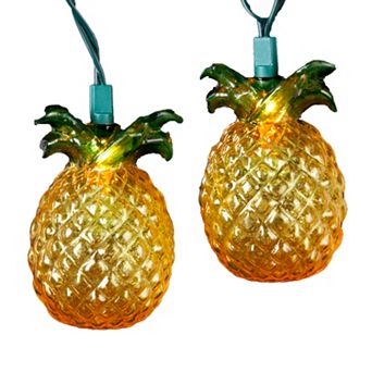 Kurt Adler 10-Light Pineapple Christmas Light Set - Indoor & Outdoor