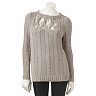 Women's LC Lauren Conrad Cable-Knit Sweater