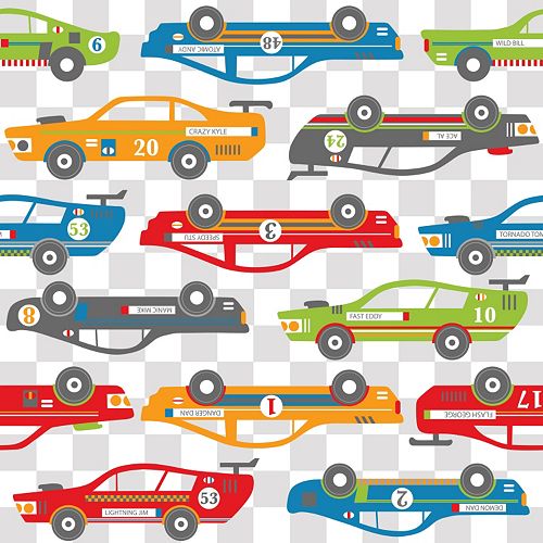 WallPops Rally Racers Blox Wall Decals
