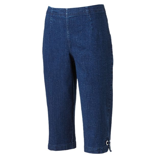 Kohls on sale denim capris