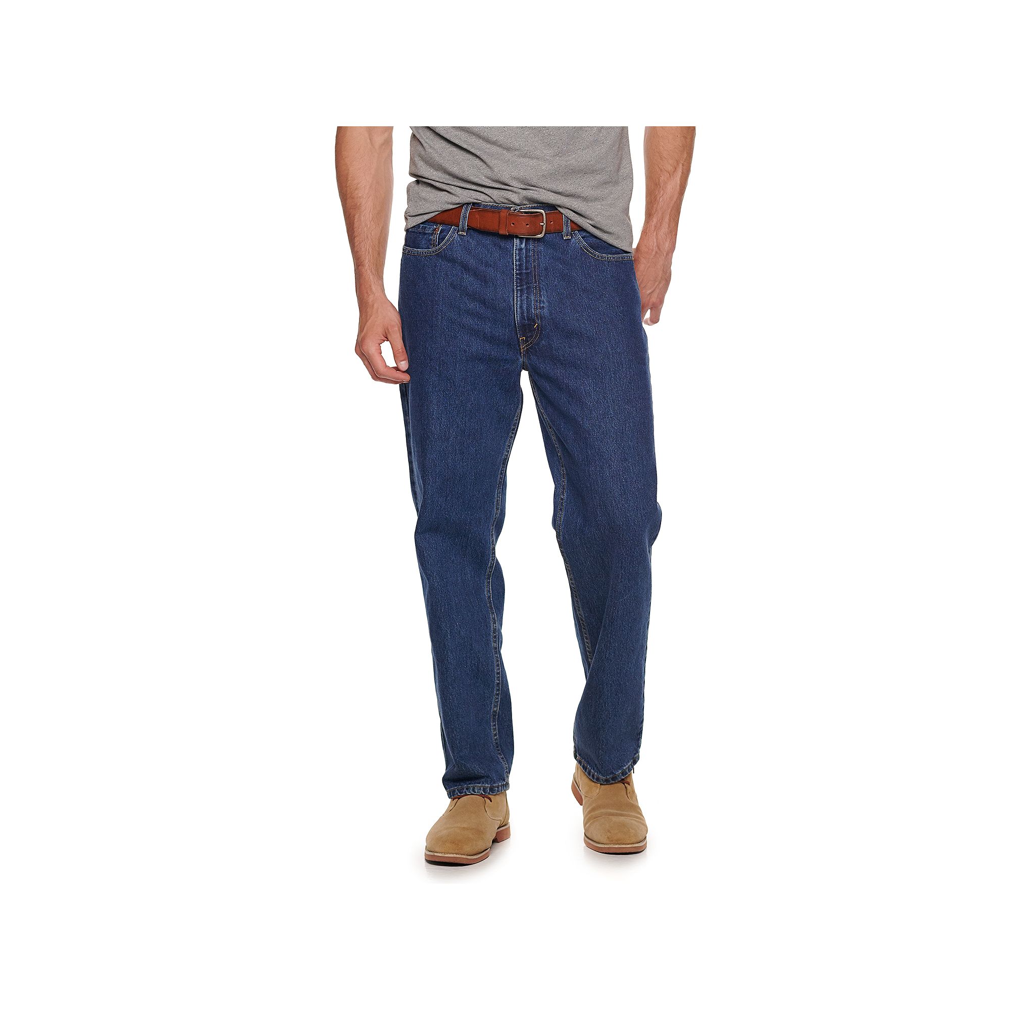Big & Tall Levis® 550™ Relaxed Fit Jeans, Mens, Size: 44X29, Dark Grey