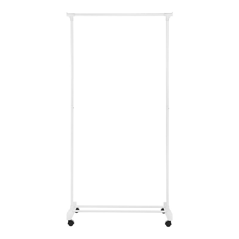 UPC 038861099505 product image for Whitmor Rolling Garment Rack, White | upcitemdb.com