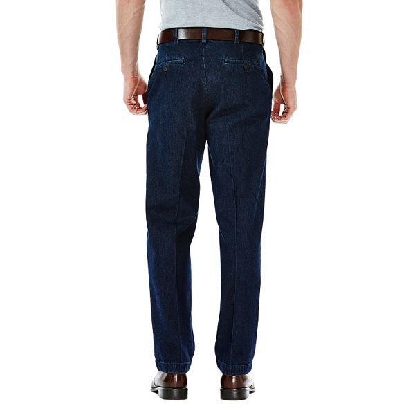 haggar pleated jeans