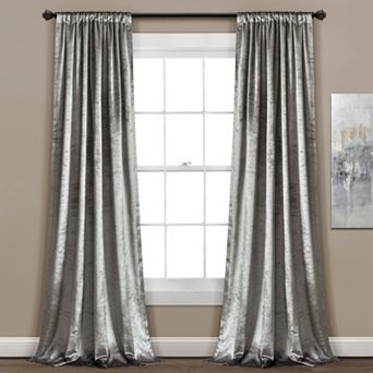 Lush Decor 2-pack Velvet Dream Window Curtains - 40" x 84"
