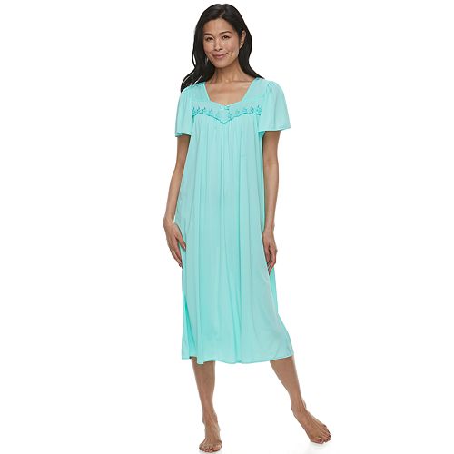 Women's Miss Elaine Essentials Pajamas: Long Tricot Nightgown