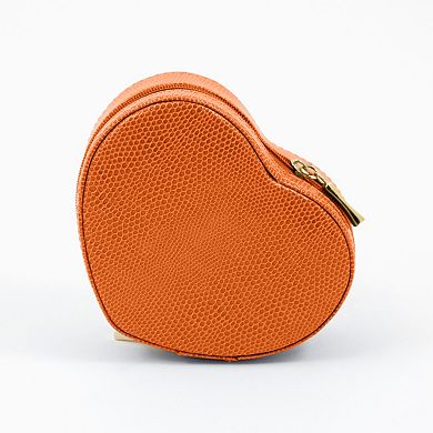 Bey-Berk Leather Heart Jewelry Box