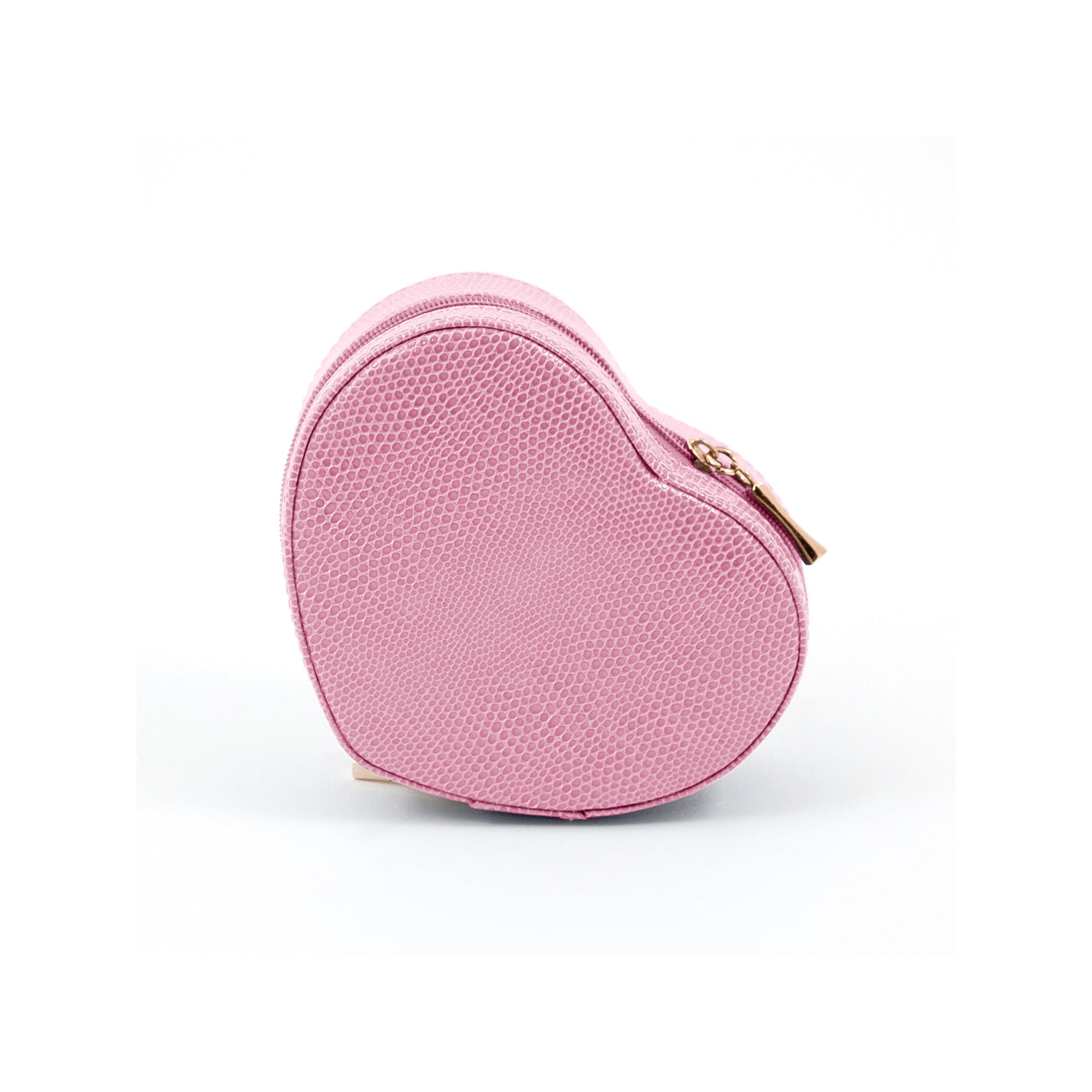Bey-Berk Leather Heart Jewelry Box, Womens, Pink