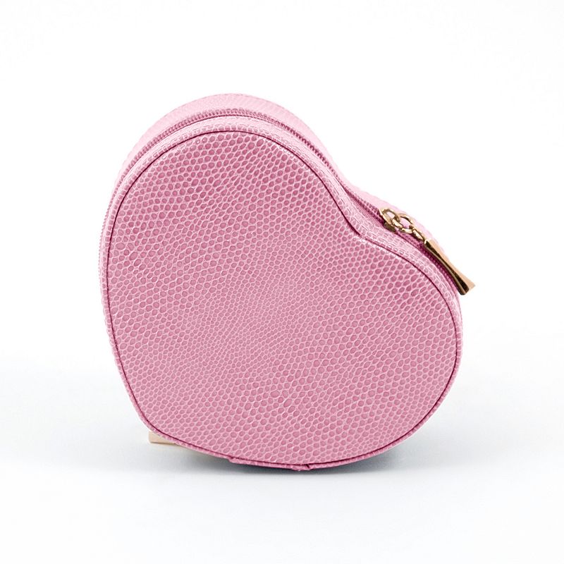 UPC 797140545453 product image for Bey-Berk Leather Heart Jewelry Box, Women's, Pink | upcitemdb.com