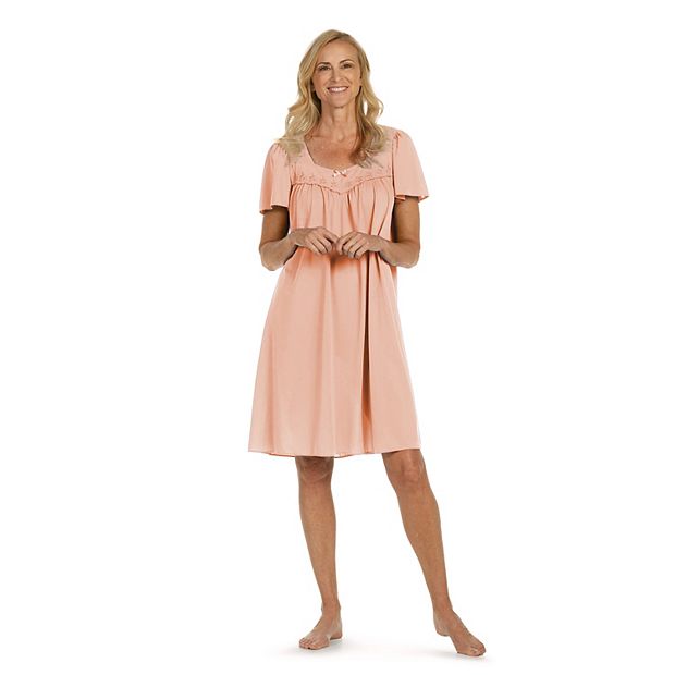 Women's Miss Elaine Essentials Short Tricot Nightgown