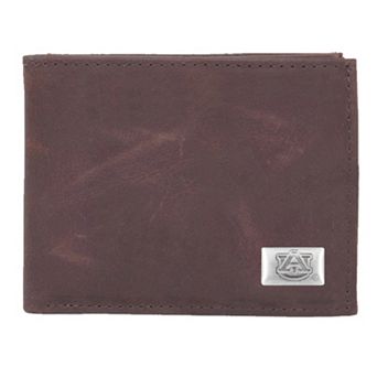 Auburn Tigers Leather Bifold Wallet