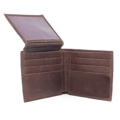 Michigan Wolverines Leather Bifold Wallet