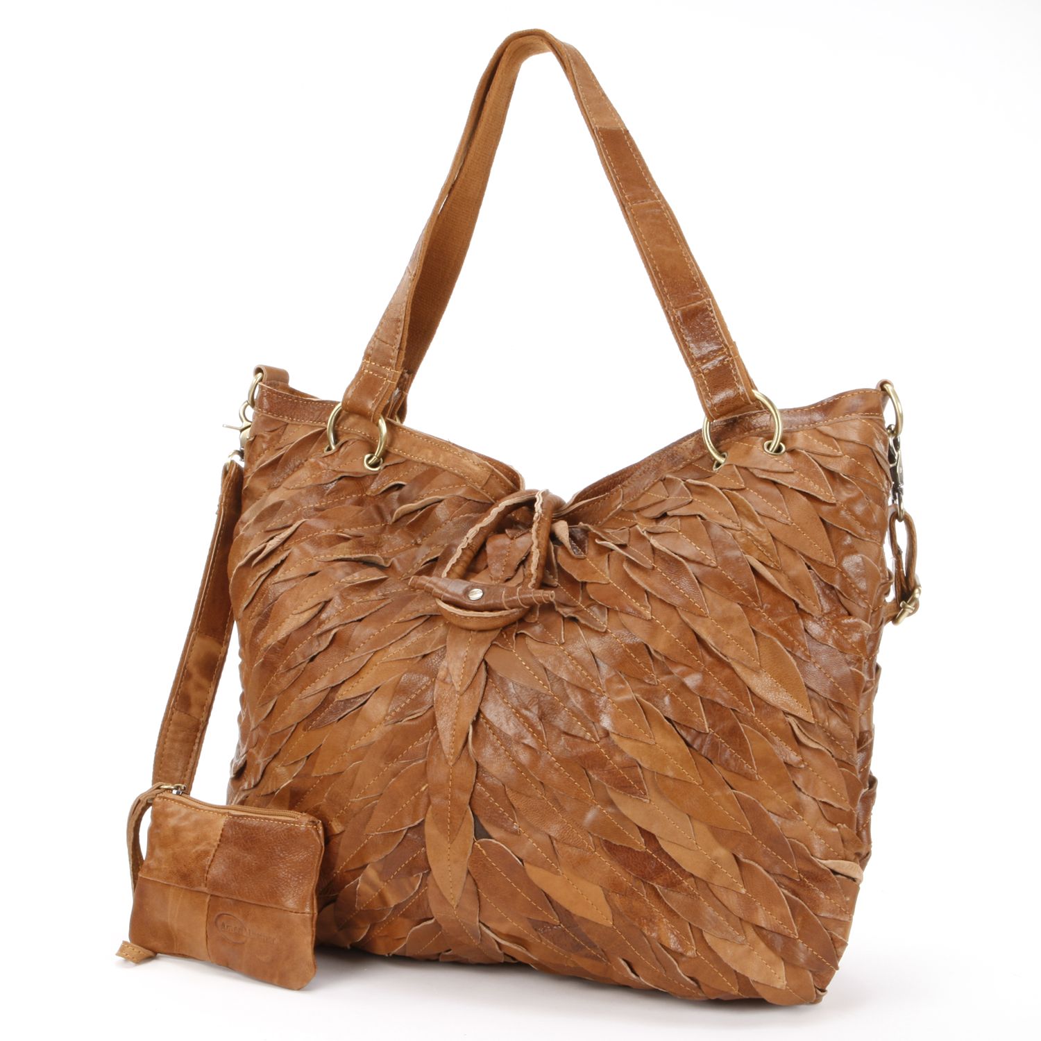 kohls leather handbags