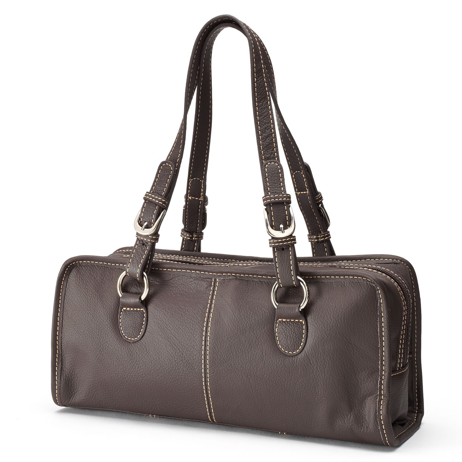 kohls leather handbags