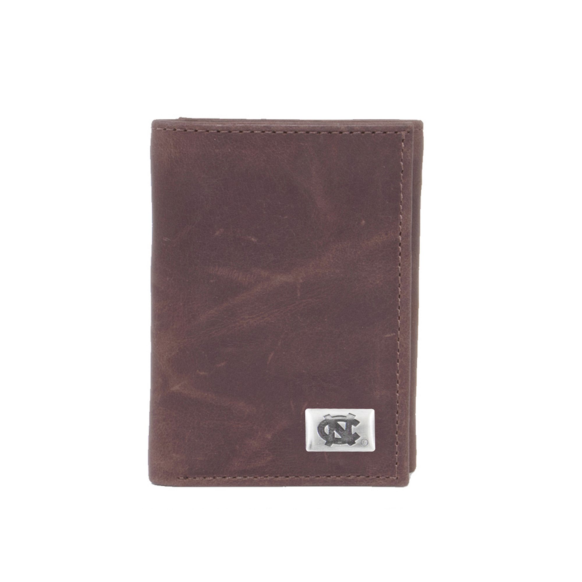 North Carolina Tar Heels Leather Trifold Wallet, Team