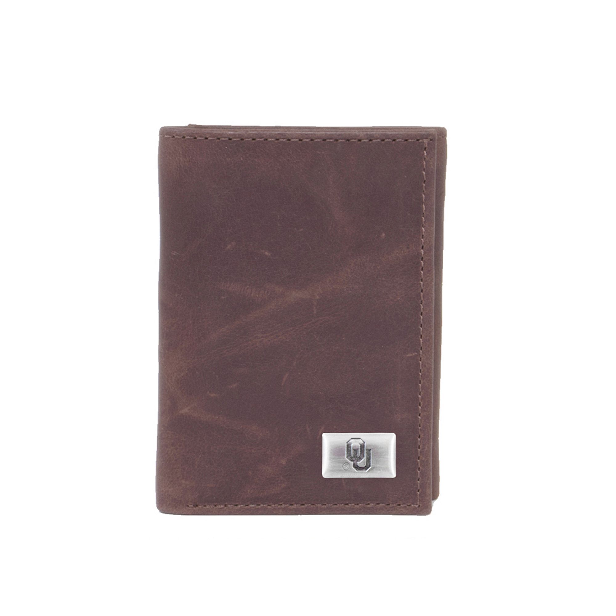 Oklahoma Sooners Leather Trifold Wallet, Team