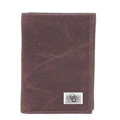 Brown Louisville Cardinals Bifold Leather Wallet