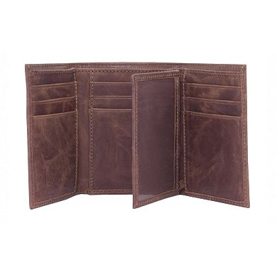 Virginia Tech Hokies Leather Trifold Wallet