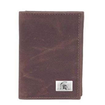 Michigan State Spartans Leather Trifold Wallet