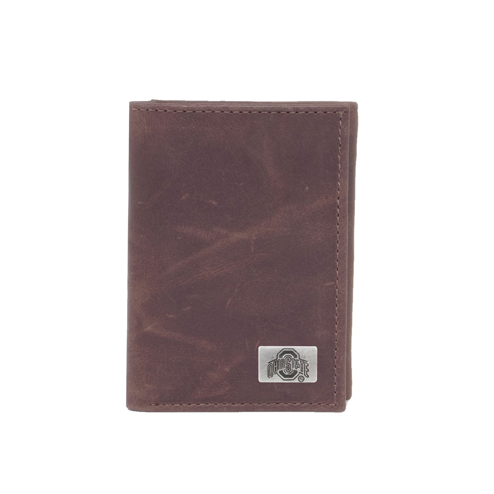 Ohio State Buckeyes Leather Trifold Wallet, Team