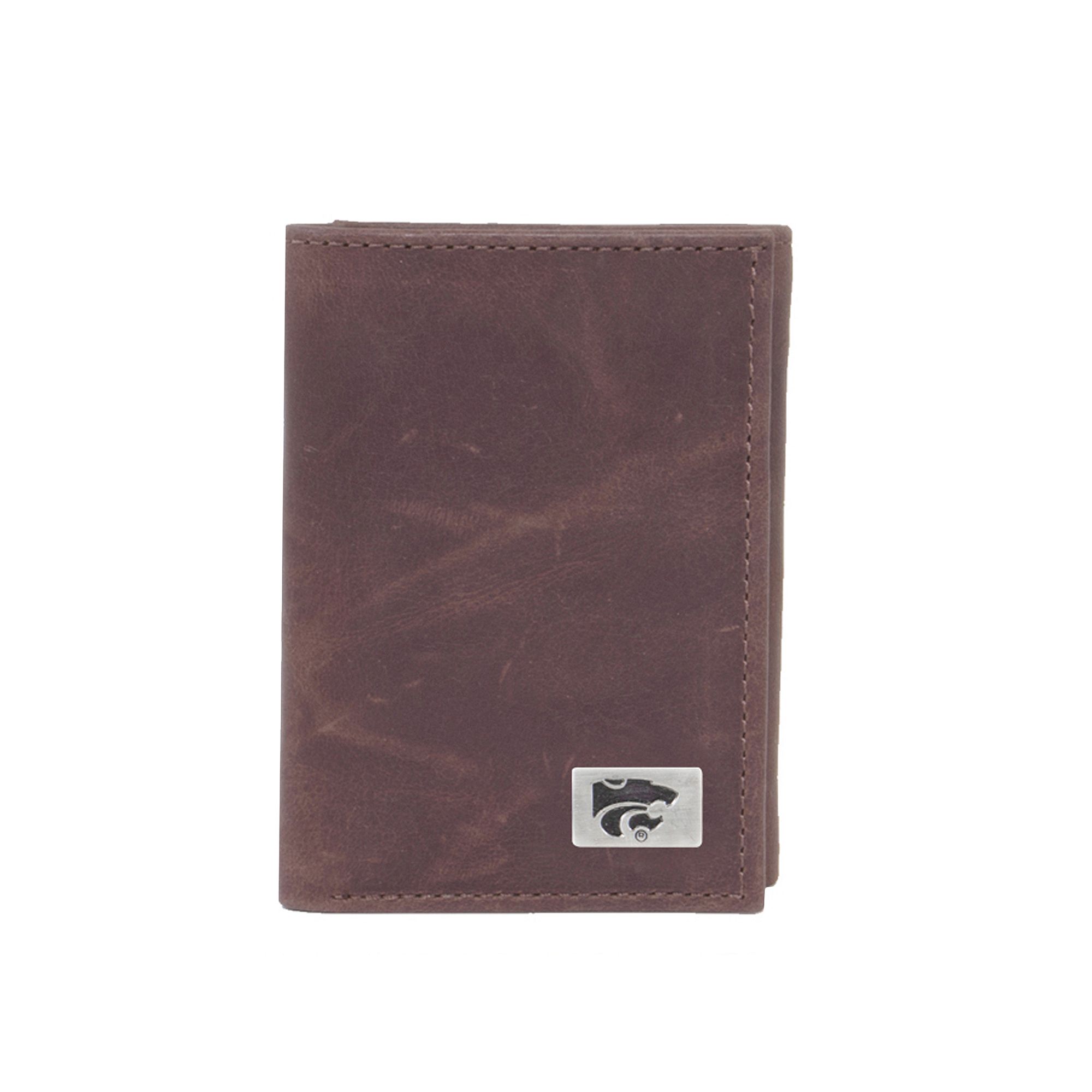Kansas State Wildcats Leather Trifold Wallet, Team