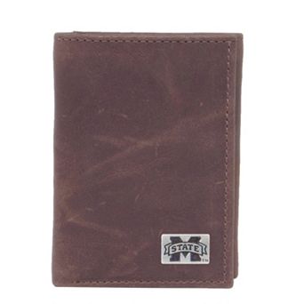 Mississippi State Bulldogs Leather Trifold Wallet