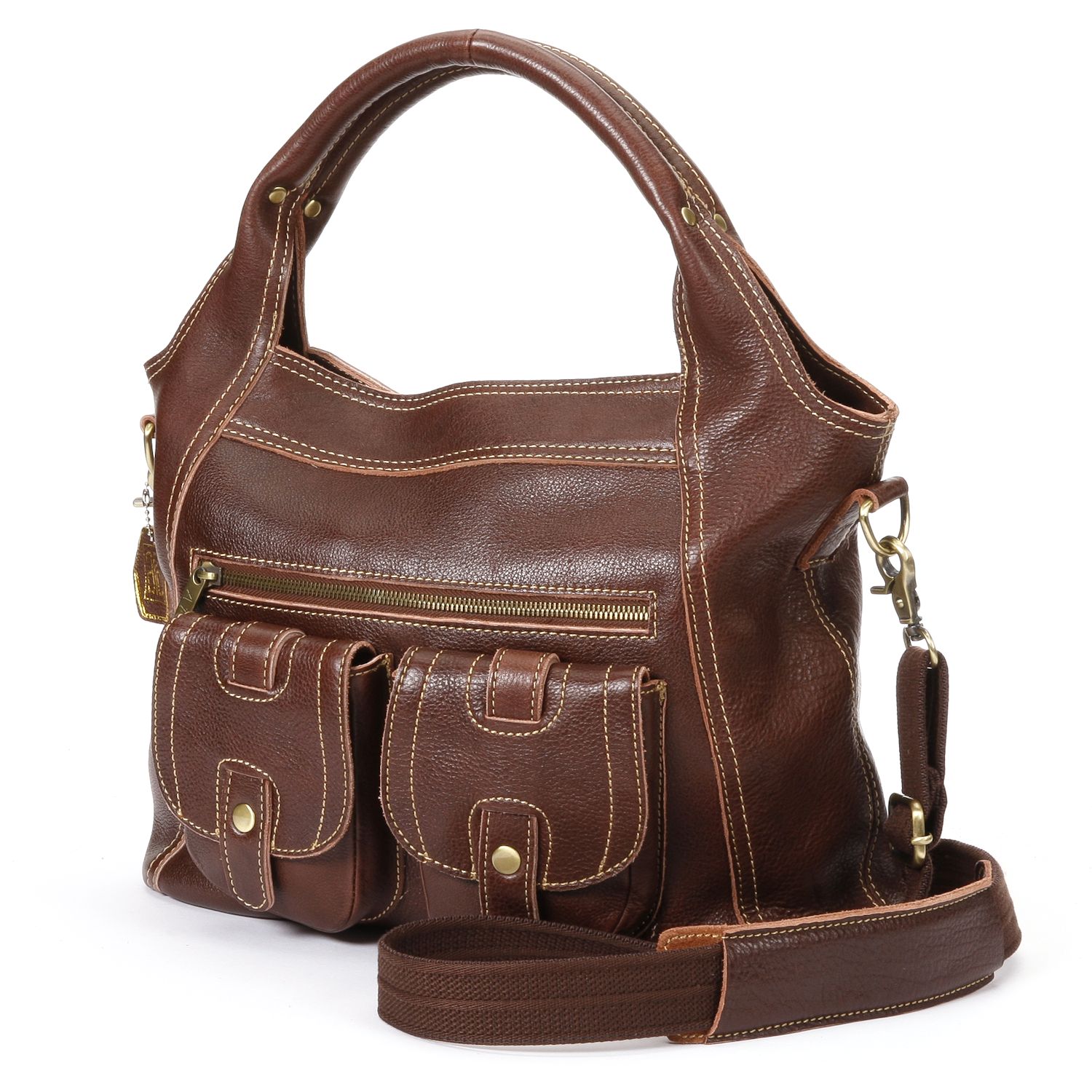 amerileather casual leather tote