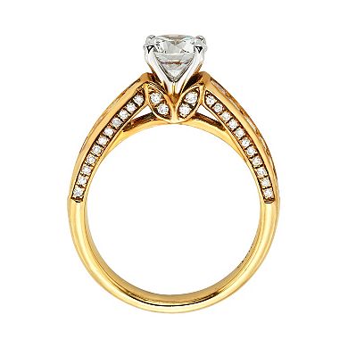 Round-Cut IGL Certified Diamond Engagement Ring in 14k Gold (2 ct. T.W.)