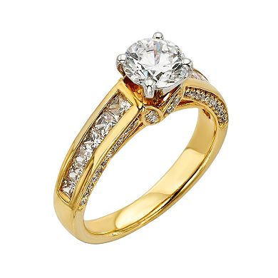 Round-Cut IGL Certified Diamond Engagement Ring in 14k Gold (2 ct. T.W.)