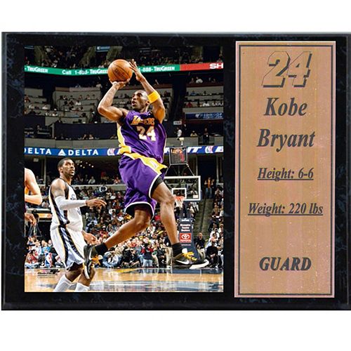 Los Angeles Lakers Kobe Bryant Stat Plaque