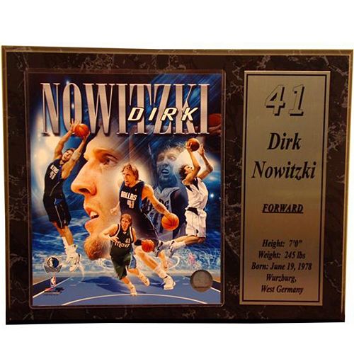 Dallas Mavericks Dirk Nowitzki Stat Plaque