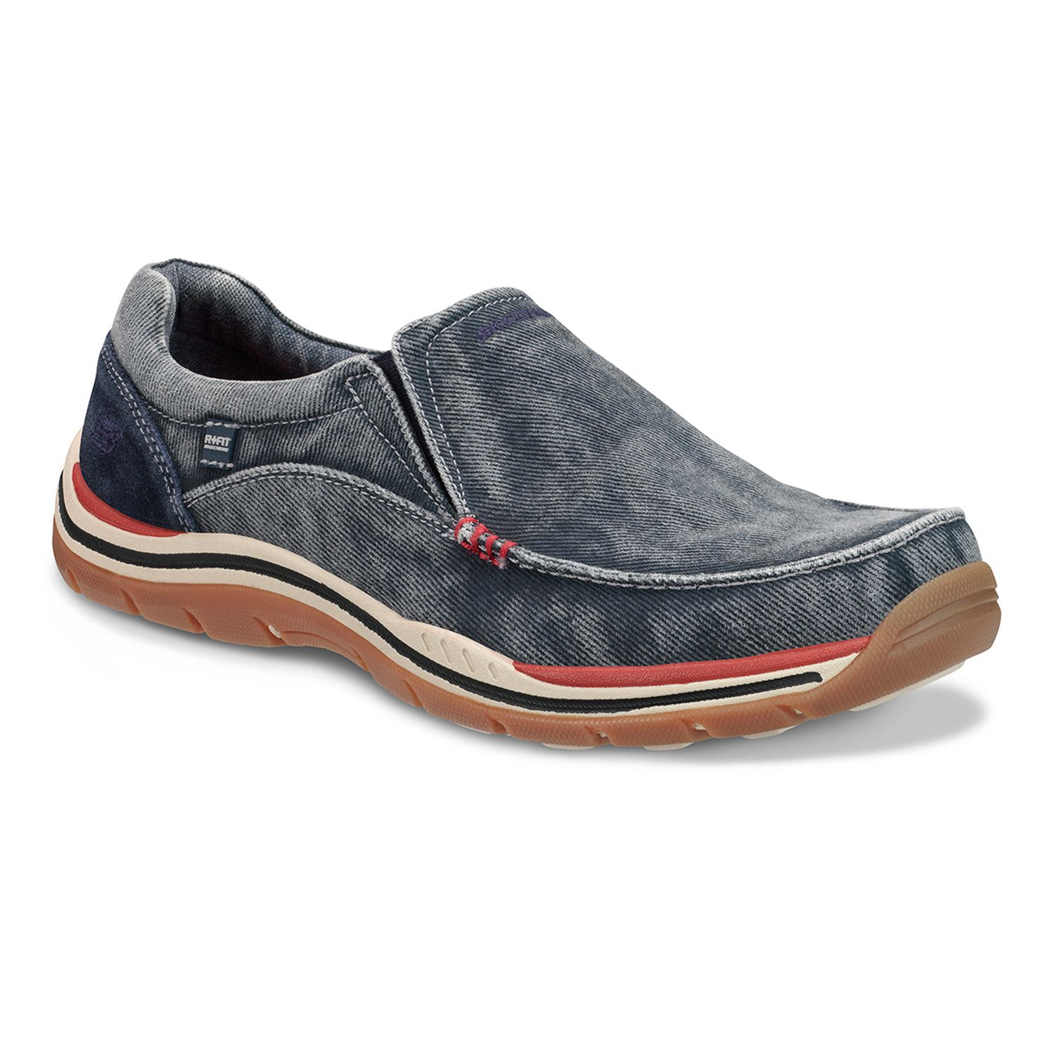 skechers relaxed fit gains men's loafers