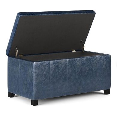 Simpli Home Dover Storage Ottoman Bench