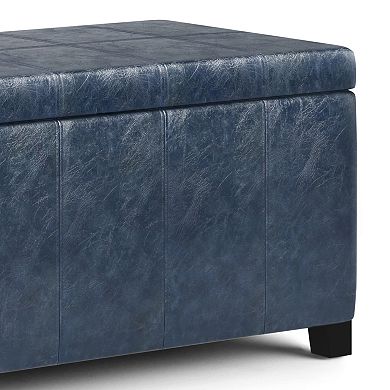 Simpli Home Dover Storage Ottoman Bench