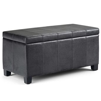 Simpli Home Dover Storage Ottoman Bench