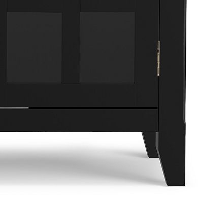 Simpli Home Acadian Brown TV Stand