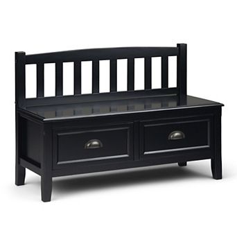 Simpli Home Burlington Entryway Storage Bench