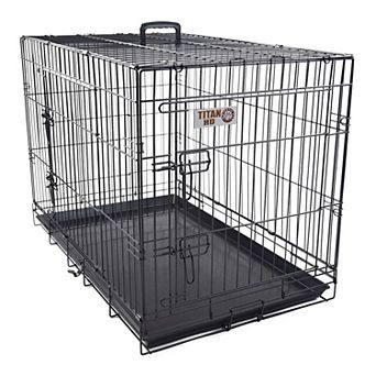 Majestic Pet 24 in Double Door Folding Pet Crate