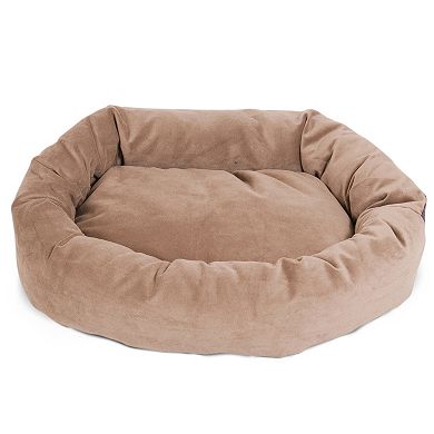 Majestic Pet Microsuede Bagel Pet Bed - 52'' x 35''