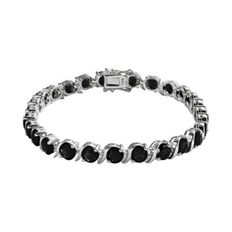 Sterling Silver Onyx Bracelet